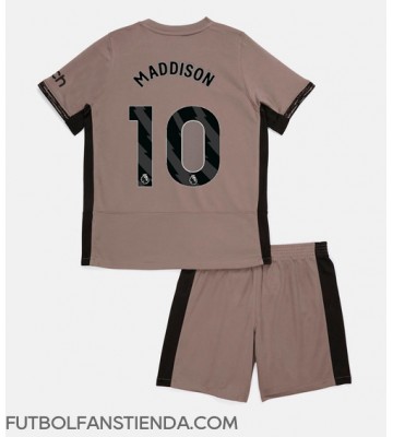 Tottenham Hotspur James Maddison #10 Tercera Equipación Niños 2023-24 Manga Corta (+ Pantalones cortos)